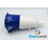 Acoplador Industrial 32a-6h 2 polos + terra 220v - 4