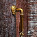 Ver imagem 5 de Puxador Duplo Victoria 305mm Café Antigo Porta Pivotante