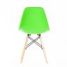 Kit 4 Cadeiras Eames Wood Dsw/Pp - Verde Neon - Garantia + Nf - 4