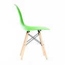 Ver imagem 5 de Kit 4 Cadeiras Eames Wood Dsw/Pp - Verde Neon - Garantia + Nf