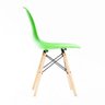 Kit 4 Cadeiras Eames Wood Dsw/Pp - Verde Neon - Garantia + Nf - 5