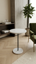 Ver imagem 2 de Mesa Lateral Apoio Tampo e Base em Mármore