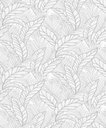 Ver imagem 1 de Papel de Parede Seven Folhas Prateadas