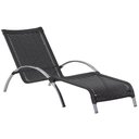 Ver mais imagens de Jogo de Cadeira Alumínio e Espreguiçadeiras - Preto