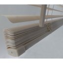 Ver imagem 5 de Persiana Horizontal PVC Bege 180 (L) x 160 (A) cm Cortina Completa C/ Kit de Instalação 1,80 x 1,60