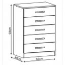 Ver imagem 4 de Cômoda 5 Gavetas Maxi Branco