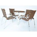 Ver imagem 2 de Jogo Cadeira Área, Jardim, Varanda Piscina e Churrasqueira - Capuccino