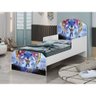 Cama Infantil Quarto Menina Menino Adesivado 100% Mdf Sonic Ad - 5