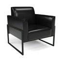 Ver imagem 4 de Sofá Namoradeira com 2 Poltronas Base Industrial Alta Preto Marisa Corano D03 - D\'rossi Cor Preto