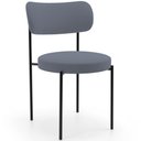 Ver imagem 1 de Cadeira Decorativa Estofada para Sala de Jantar Louise L02 Suede Cinza - Lyam Decor