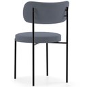 Ver imagem 7 de Cadeira Decorativa Estofada para Sala de Jantar Louise L02 Suede Cinza - Lyam Decor