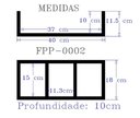 Ver imagem 3 de Nicho Organizador e Prateleira Mdf para Decoração de Ambientes - Branco Tx