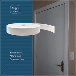Rodapé Eva Flexível Autoadesivo 7cm X 1cm Lucca 12 Metros - 4