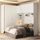 Ver imagem 1 de Guarda Roupa Armário de Casal com 6 Portas para Cama Box Branco