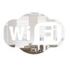 Espelho Decorativo Wifi em Acrílico - 1