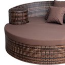 Ver imagem 3 de Chaise Meia Lua para Piscina - Tabaco