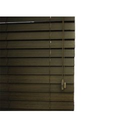 Persiana Horizontal de Bambu 50mm 140larg x 140alt Tabaco - Pronta para instalar - 3