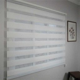 Persiana Rolo Double Vision 150 (larg) x 140cm (alt) - Branca - Decore&Cubra - 1