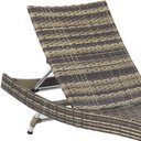 Ver imagem 4 de Espreguiçadeira Bona em Alumínio e Fibra Sintética - Piscina, Jardim, Decoração - Capuccino