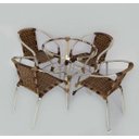 Ver imagem 3 de Kit Cadeiras e Mesa, Espreguiçadeiras e Ombrelone - Tabaco