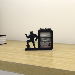 Porta-retrato Quadro Para Decorar Presentear Times de Futebol Palmeiras Preto - 2