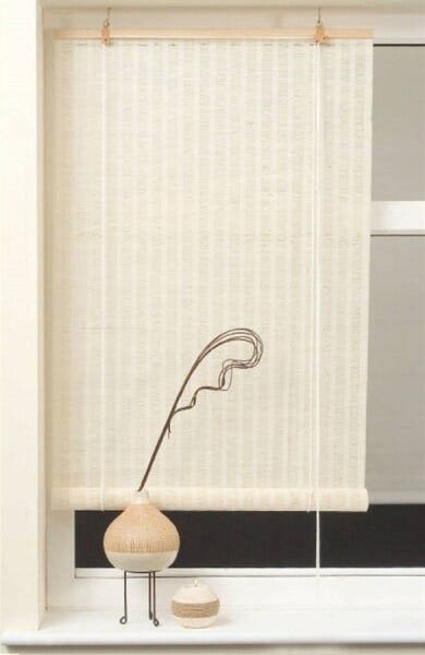 Persiana Rolo de Juta 1,40larg X 1,80alt Creme - 1