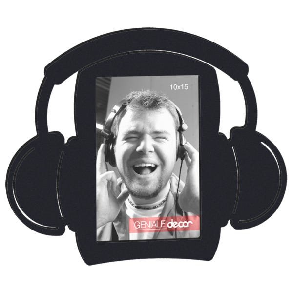 Porta-retrato Quadro Para Decorar Presentear Jovens Adolescentes Teen Melodia Preto - 1