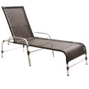 Ver imagem 2 de Kit - Jogo de 4 Cadeiras e Mesa Floripa em Alumínio com 2 Espreguiçadeiras Roma Regulável + - Tabaco