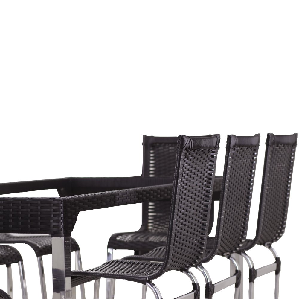 Conjunto de Cadeiras e Mesa de Jantar Haiti - Tabaco - 2