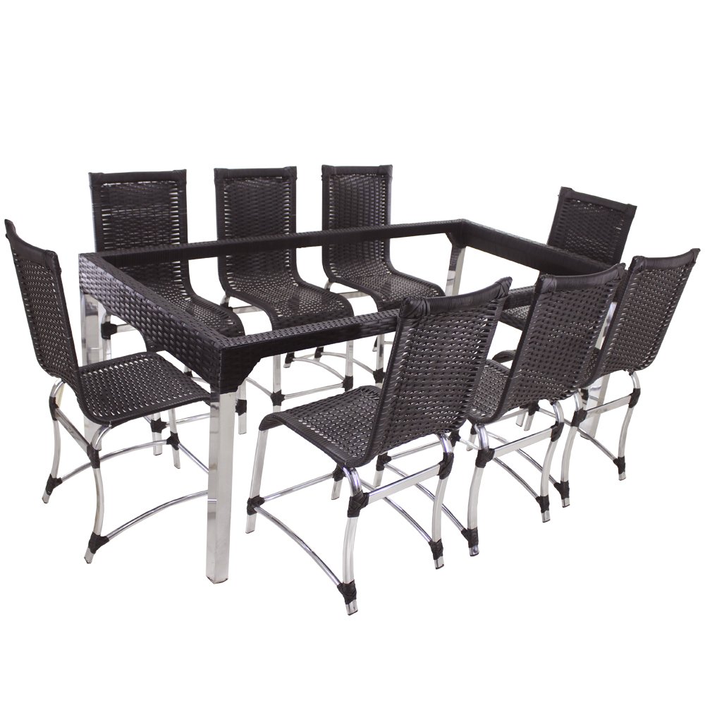 Conjunto de Cadeiras e Mesa de Jantar Haiti - Tabaco - 1