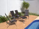 Ver imagem 6 de Kit 6 Cadeiras e Mesa Centro Garden e 2 Espreguiçadeiras - Capuccino