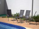 Ver imagem 7 de Kit 6 Cadeiras e Mesa Centro Garden e 2 Espreguiçadeiras - Preto