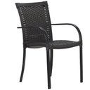 Ver imagem 2 de Mesa e Cadeiras Ascoli, Jardim, Área externa, Churrasqueira - Preto