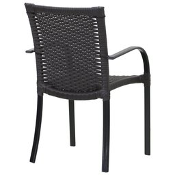 Mesa e Cadeiras Ascoli, Jardim, Área externa, Churrasqueira - Preto - 5