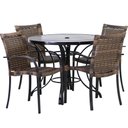 Ver imagem 2 de Mesa e Cadeiras Ascoli, Jardim, Área Externa, Churrasqueira - Argila