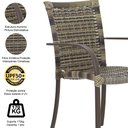 Ver imagem 4 de Mesa e Cadeiras Ascoli, Jardim, Área Externa, Churrasqueira - Capuccino