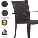 Ver imagem 4 de Mesa e Cadeiras Ascoli, Jardim, Área Externa, Churrasqueira - Tabaco