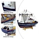 Ver imagem 3 de Miniatura Barco Navio Caravela Madeira Enfeite Decorativo 28cm