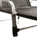 Ver imagem 4 de Kit - Jogo de 4 Cadeiras e Mesa Floripa em Alumínio com 2 Espreguiçadeiras Roma Regulável + - Preto