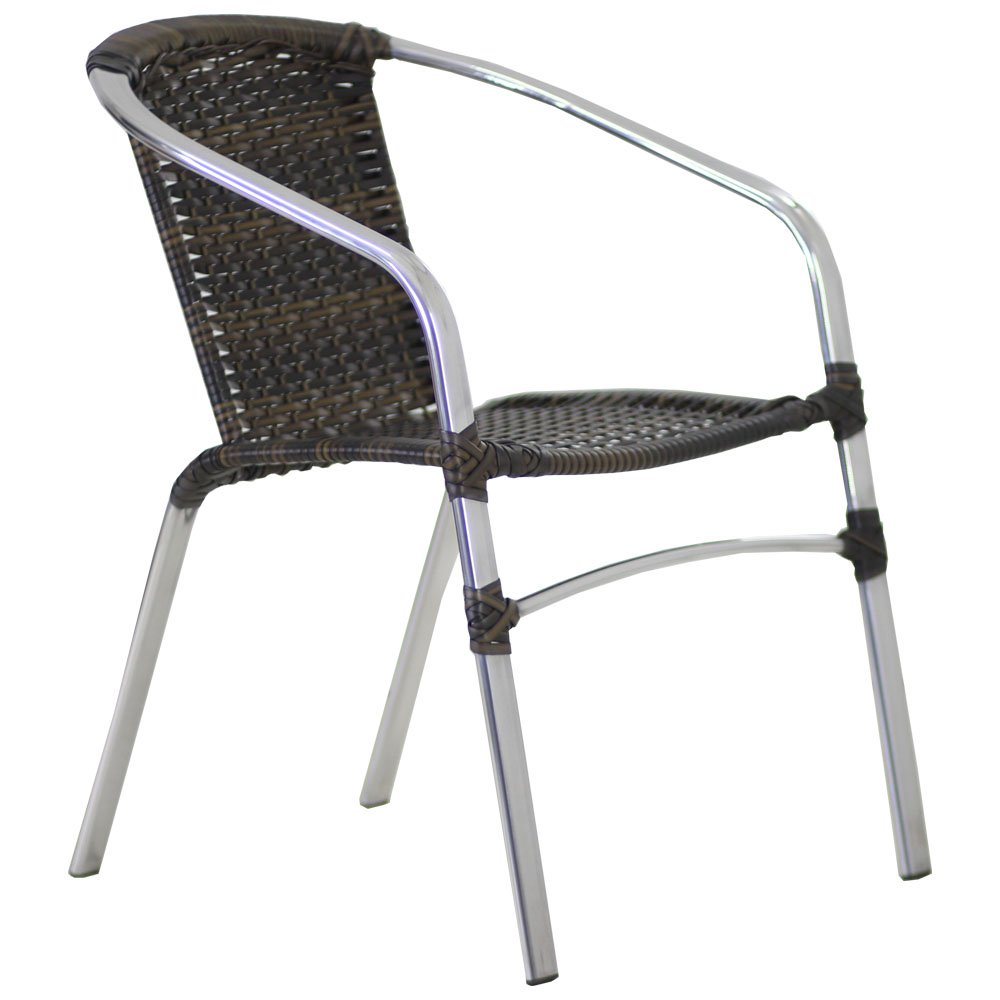 Conjunto de 4 Cadeiras e Mesa Floripa em Alumíno para Jardim e Piscina - Pedra Ferro - 2