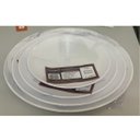 Ver imagem 3 de Kit 10 Bandeja Prato Redondo Servir Bolo Festa Branco 32cm