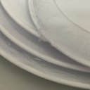 Ver imagem 2 de Kit 10 Bandeja Prato Redondo Servir Bolo Festa Branco 32cm