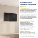 Ver imagem 7 de Painel Liso para TV até 86 Polegadas Planejado 360x250cm Aruá CabeCasa MadeiraOriginals Off White