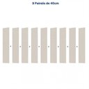 Ver imagem 5 de Painel Liso para TV até 86 Polegadas Planejado 360x250cm Aruá CabeCasa MadeiraOriginals Off White