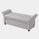 Ver imagem 2 de Puff Baú Charles Factor Assento D-20 Revestimento Factor Off White Sallar Home