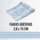 Ver imagem 5 de Faixa Decorativa Adesiva (autocolante) - Efeito Relevo Azul