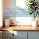 Ver imagem 3 de Faixa Decorativa Adesiva (autocolante) - Efeito Relevo Azul