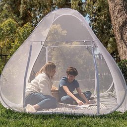 Mosquiteiro Tenda Branco Cama Casal Dobrável Pratico e - 4