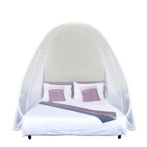 Mosquiteiro Tenda Branco Cama Casal Dobrável Pratico e