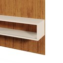 Ver imagem 3 de Painel Home Suspenso para TV Betim 136cm MDF-MDP com Porta de Correr Canela-Off White Mobler
